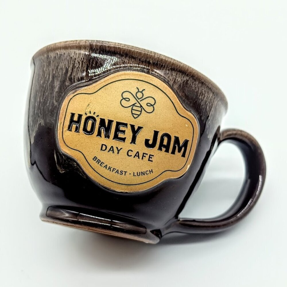 Handmade Deneen Pottery Honey Jam Day Café Ceramic Mug
